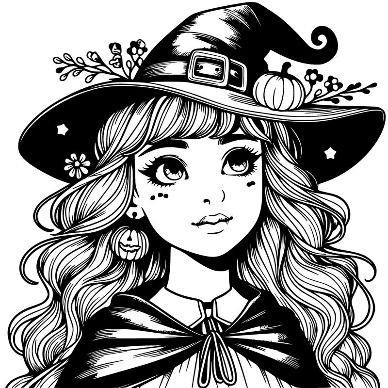 halloween realistic girl