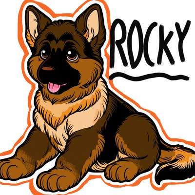 german shepherd puppy