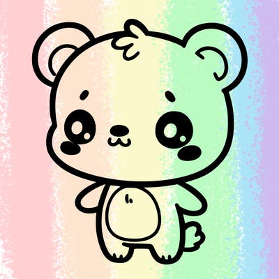 cute little tiny bear