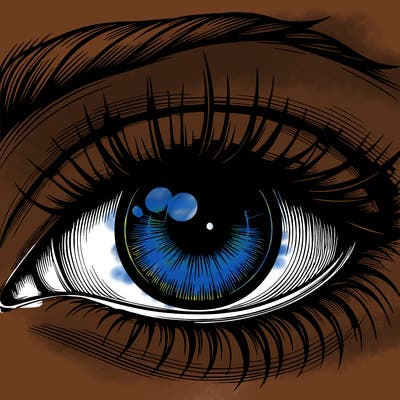 realistic eye