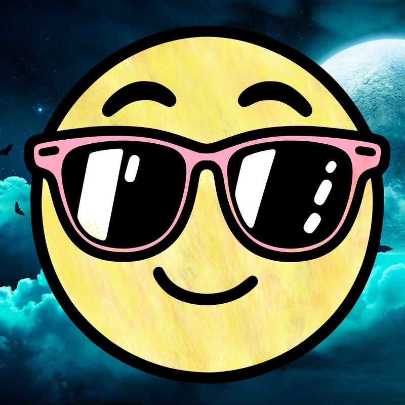 emoji with sunglasses