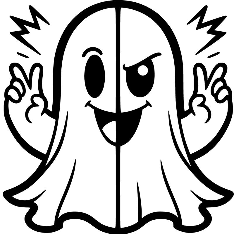 ghost face split