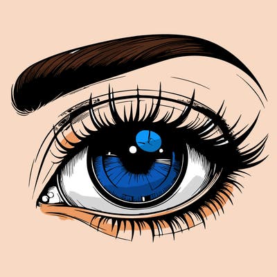 realistic eye