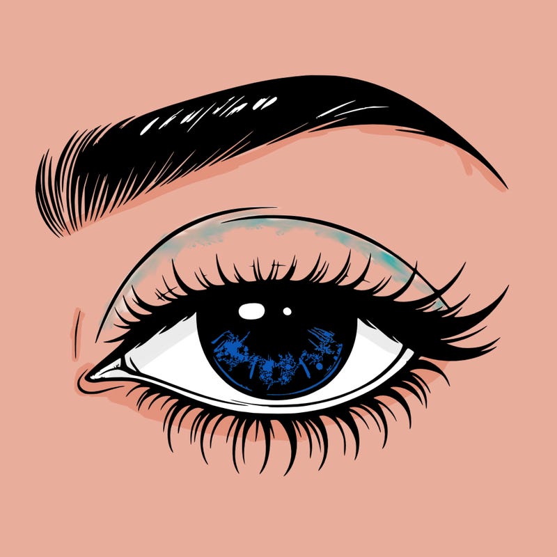 eye closed realistic