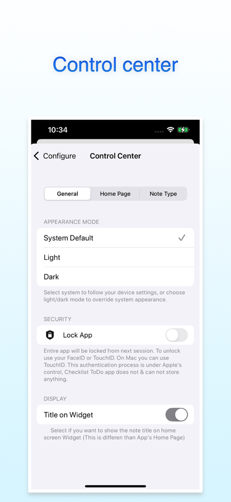 Focus: Pomodoro & Study Timer - Focus Pomodoroアプリの設定メニューに、外観モードとFaceIDセキュリティオプションが表示されています。
