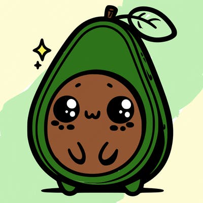 cute avocado