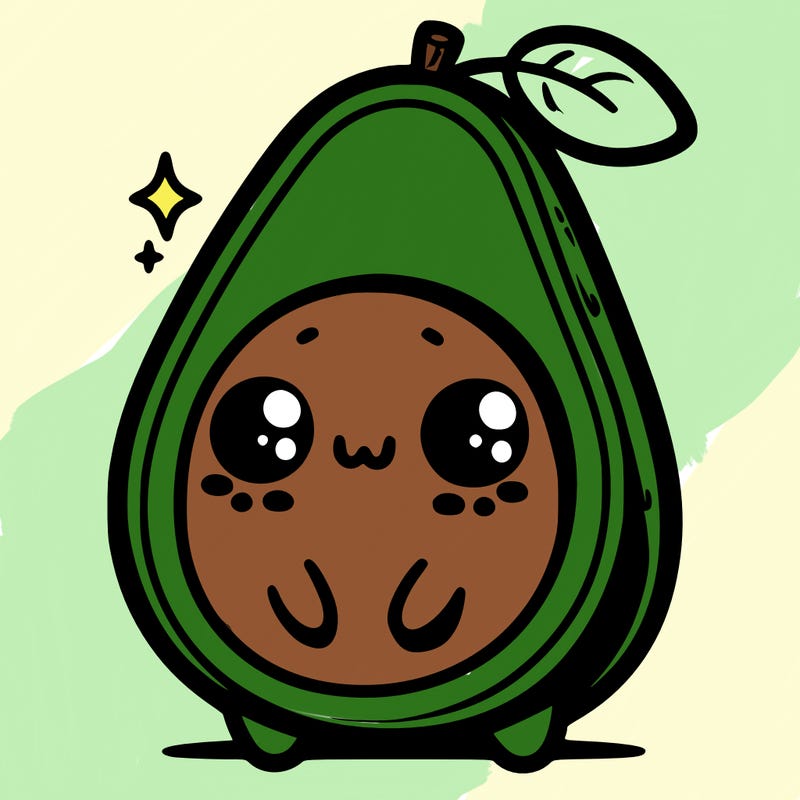 cute avocado