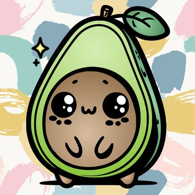 cute avocado