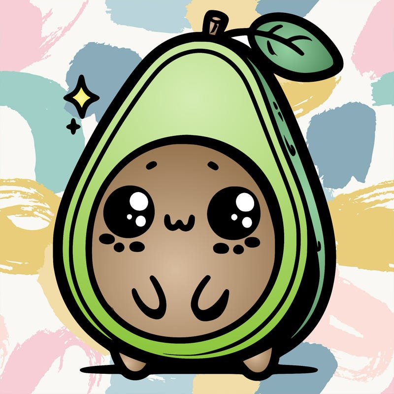 cute avocado
