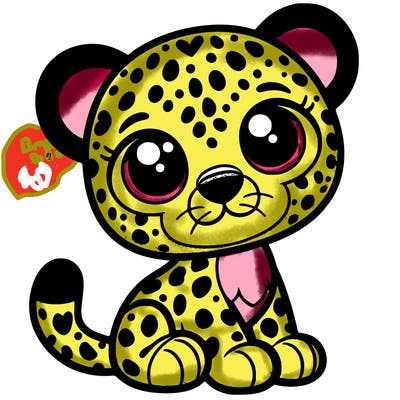 beanie boo leopard