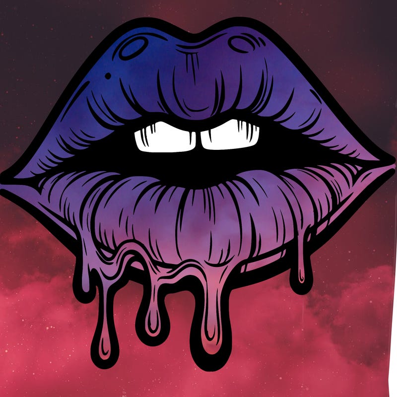 lips that look realistic and drip