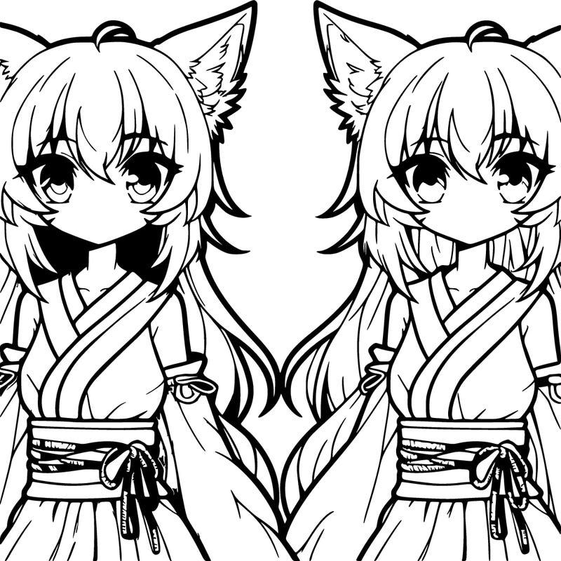 fox girl anime