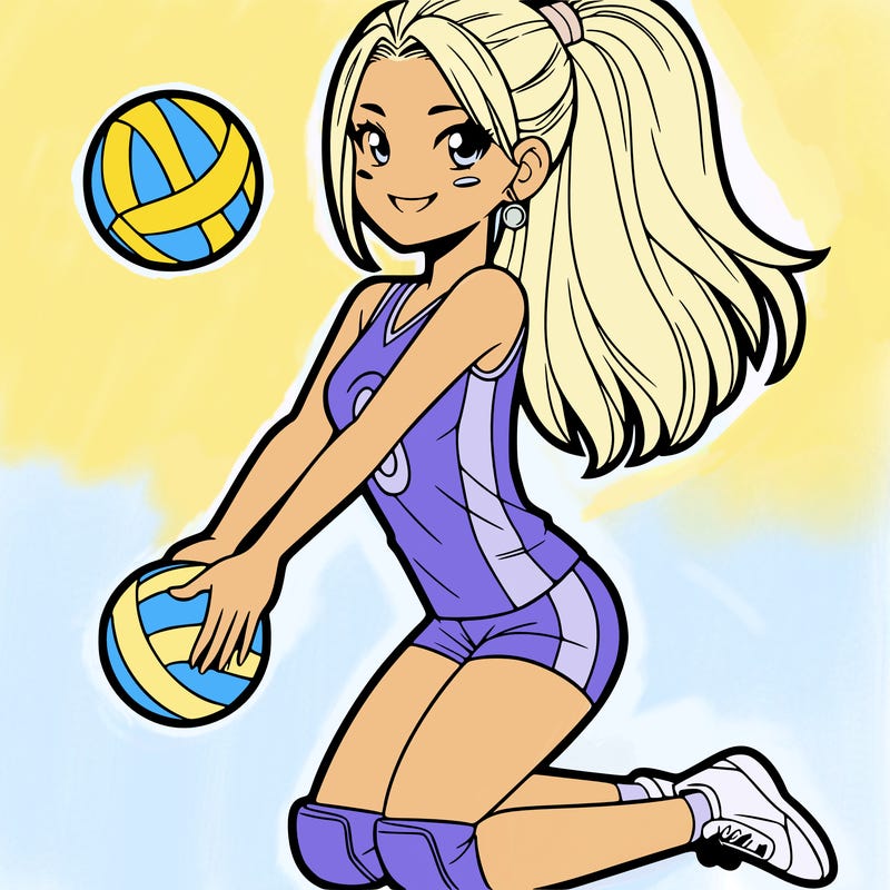 volleyball girl