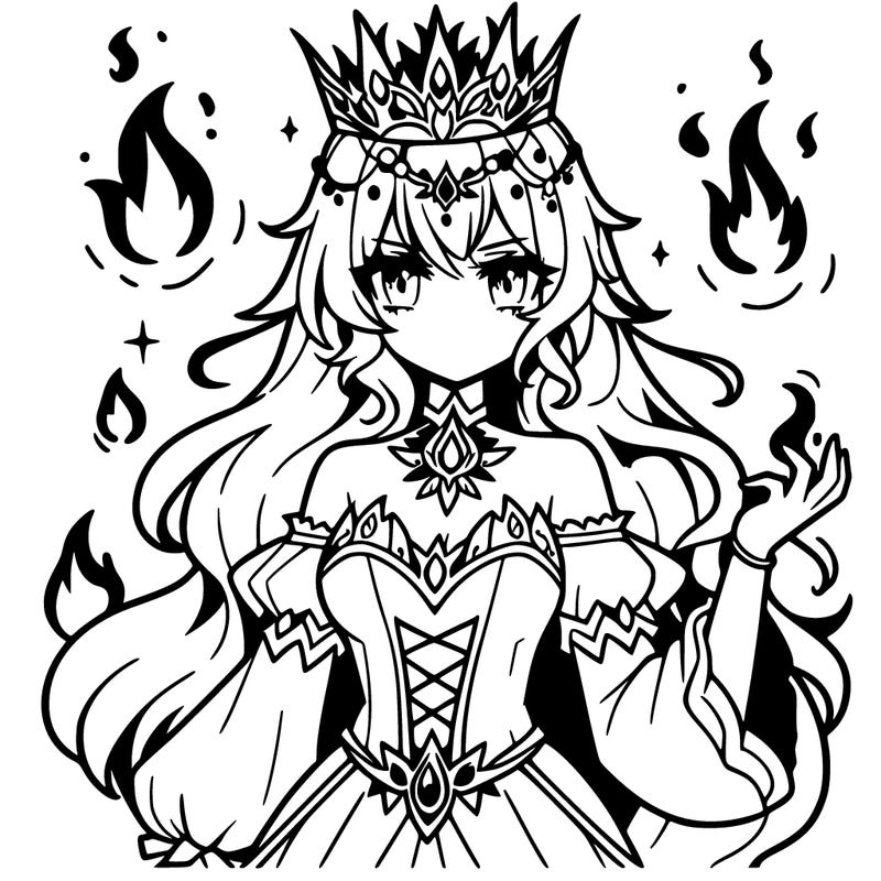 manga fire queen