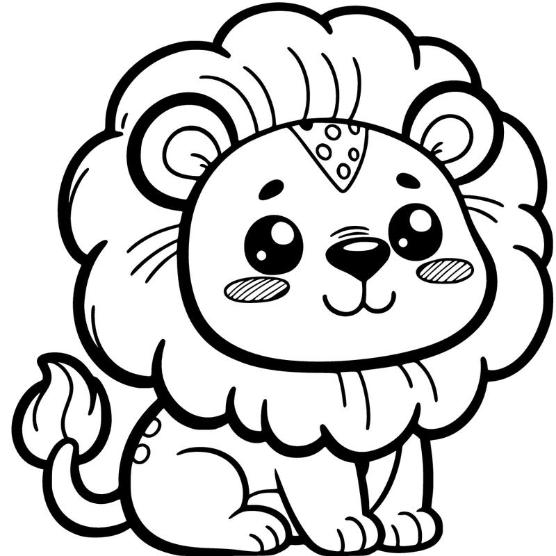 cute lion