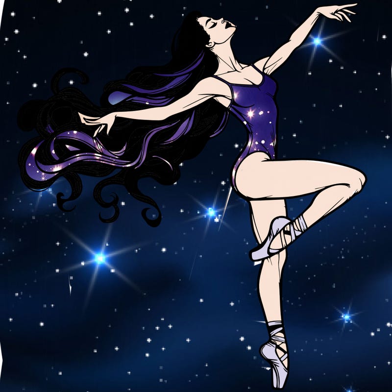 realistic woman dancer