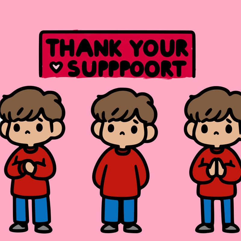 thank you for your support