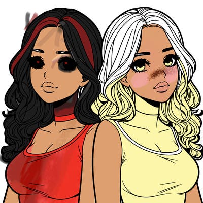 realistic twin sisters