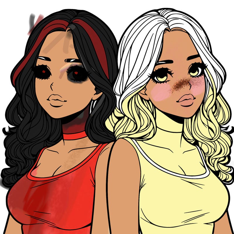 realistic twin sisters