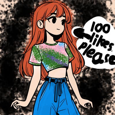 girl in a cute crop top