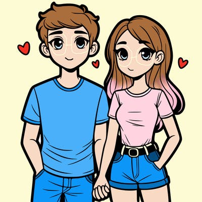 boyfriend and girlfriend