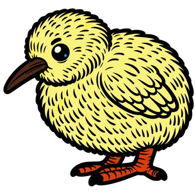 a kiwi bird