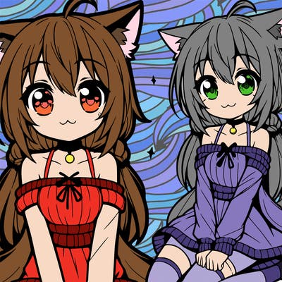 anime cat girl