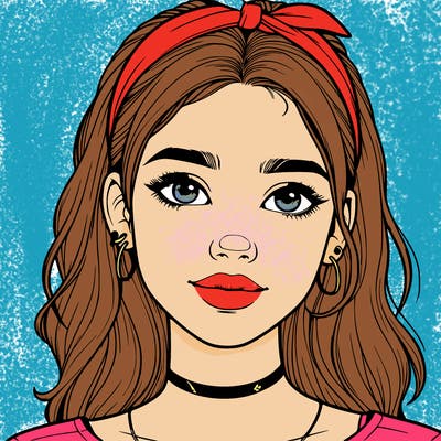 realistic teenage girl