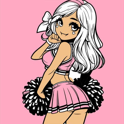 realistic cheerleader
