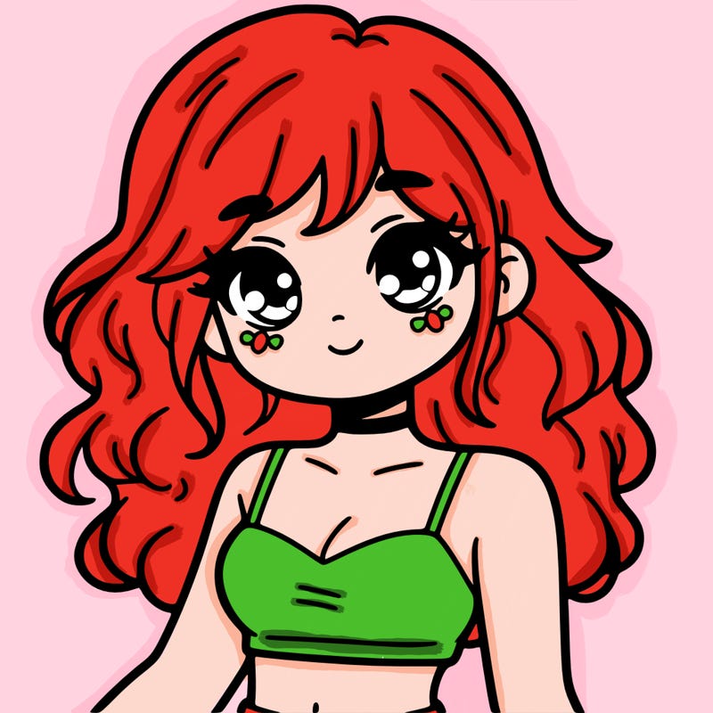 girl in a cute crop top