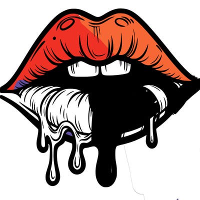 lips that look realistic and drip