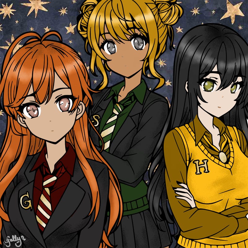 anime girls teenagers