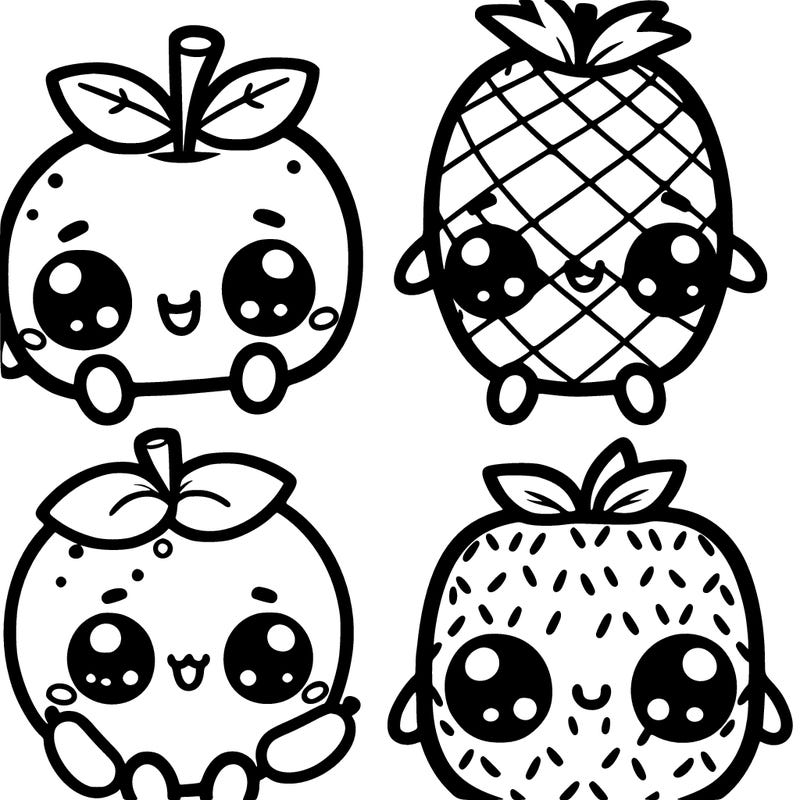 cute fruits