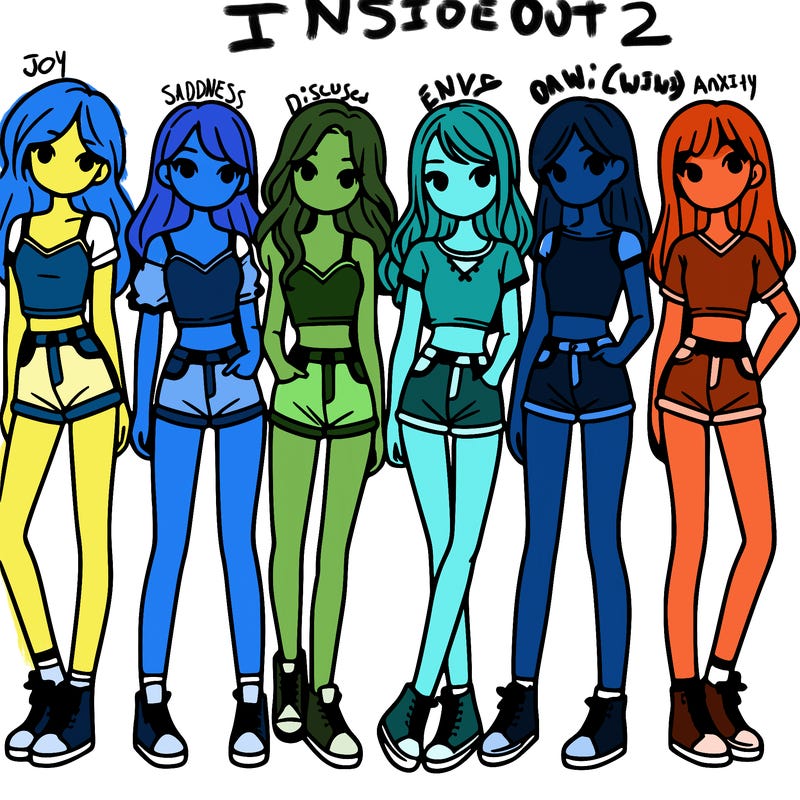 a group of girls wearing crop tops and shorts