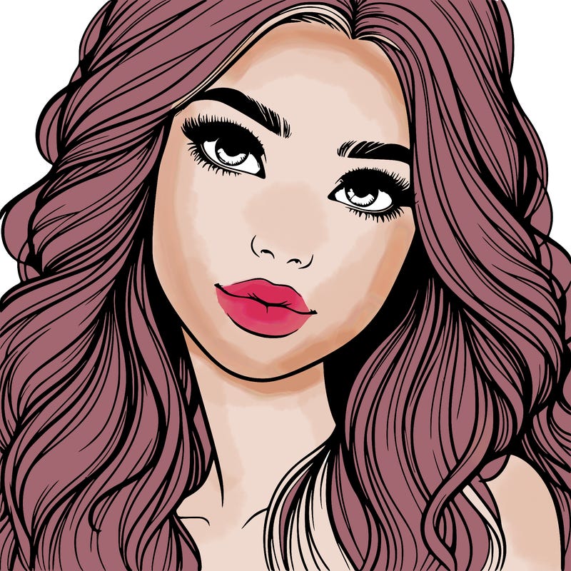 beautiful realistic girl