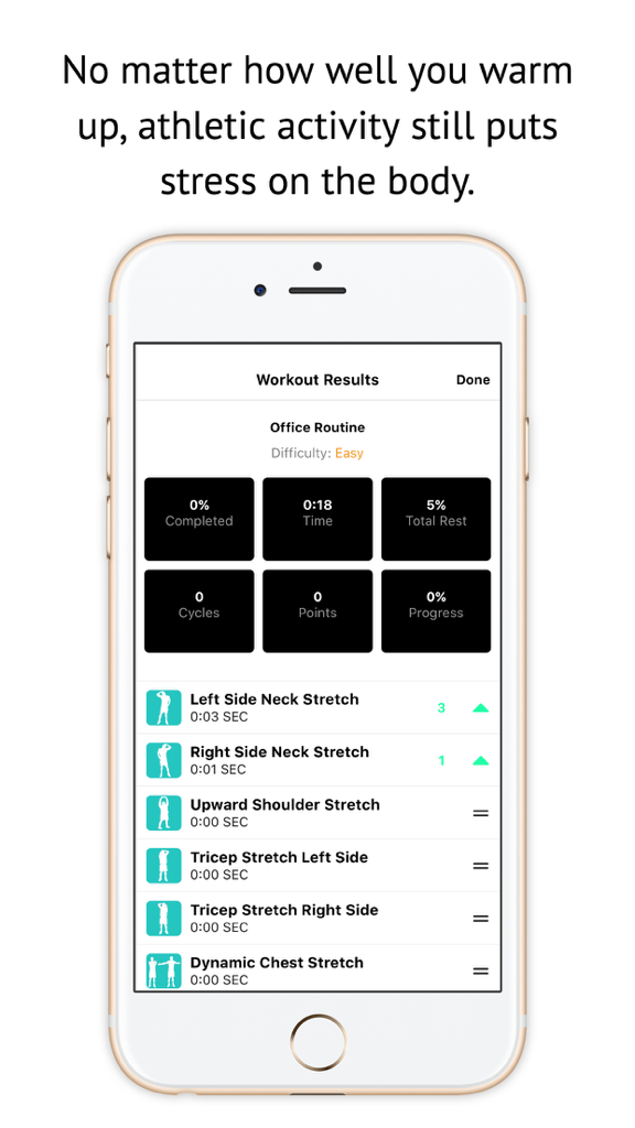 Stretching & Warm Up Routines - Health & Fitness App | MWM