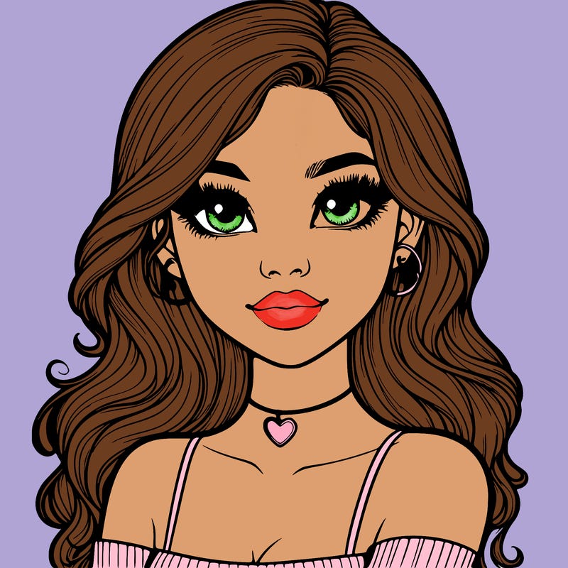 realistic pretty girl