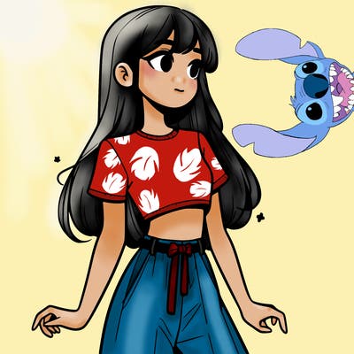 girl in a cute crop top