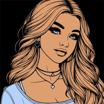 detailed realistic girl