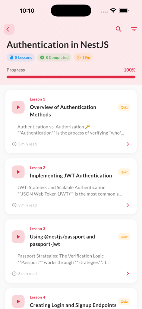 Learn NestJS - Node Framework - Education App | MWM