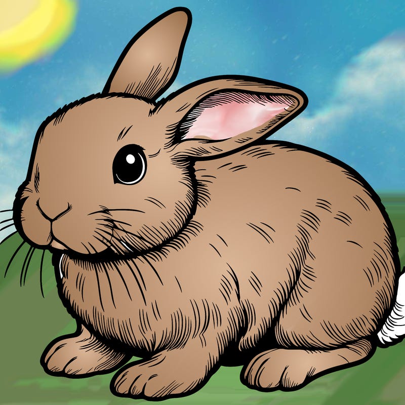realistic bunny
