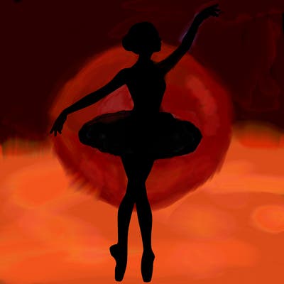 realistic ballerina