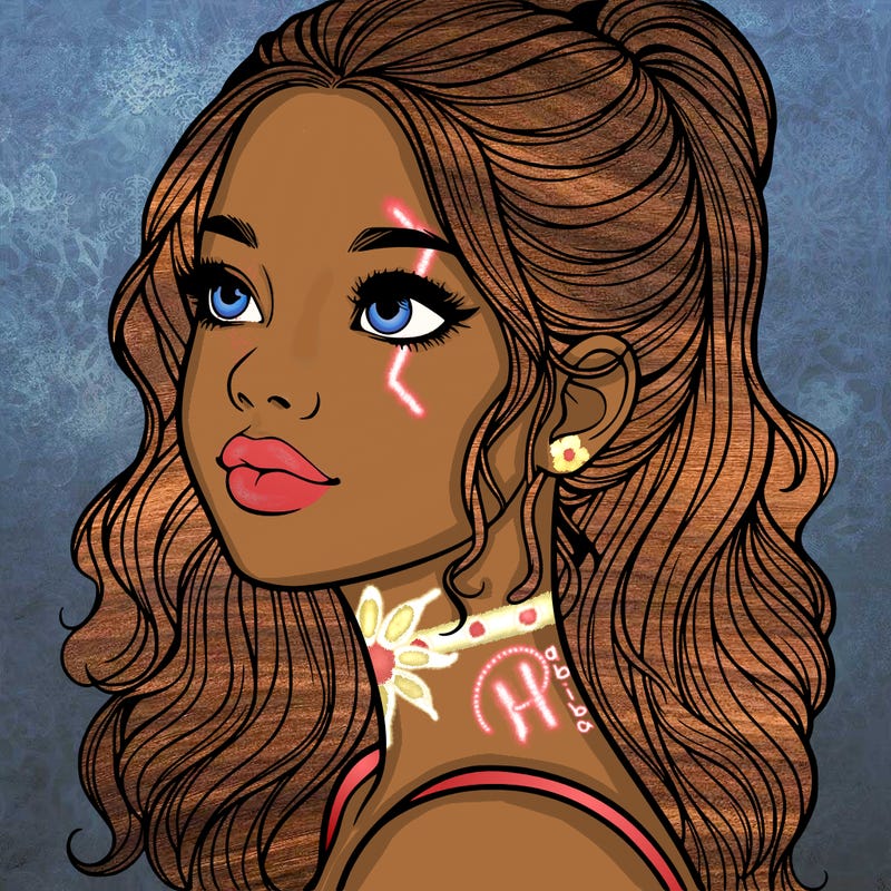 beautiful realistic girl