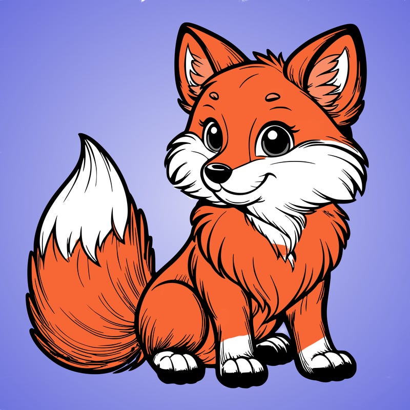 realistic fox