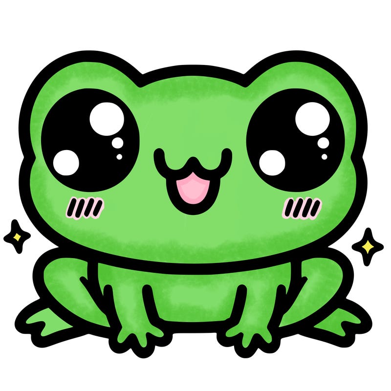 kawaii frog