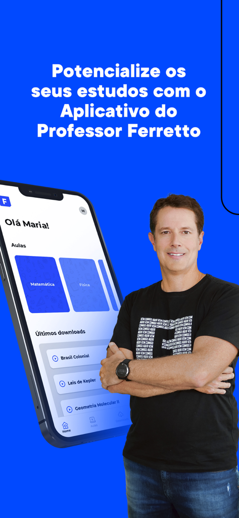 Professor Ferretto - Professor Ferretto presenting his mobile learning platform for STEM subjects