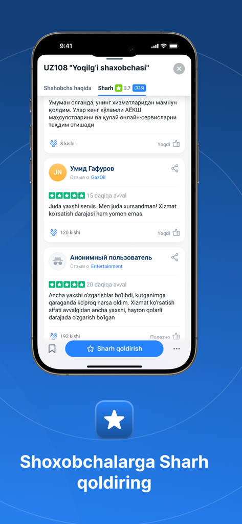 Avto24 - Reseñas y valoraciones de usuarios en la aplicación Avto24