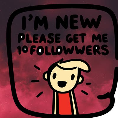 i’m new pls get me to 10 followers