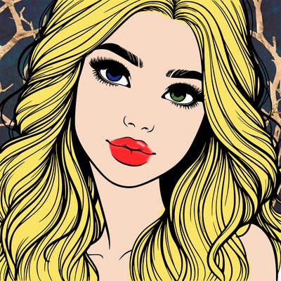 beautiful realistic girl