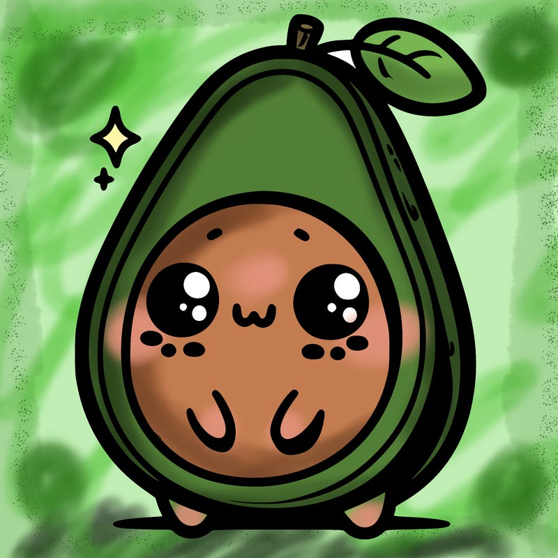 cute avocado